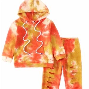 🧡Orange Hoodie Set🧡